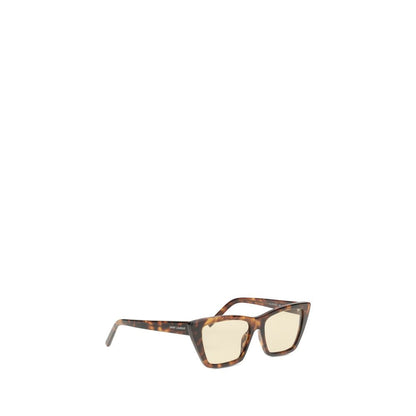 Saint Laurent Beige Acetate Women's Sunglasses