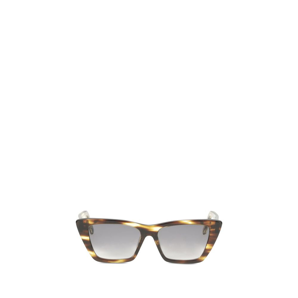 Saint Laurent Gray Acetate Women's Sunglasses
