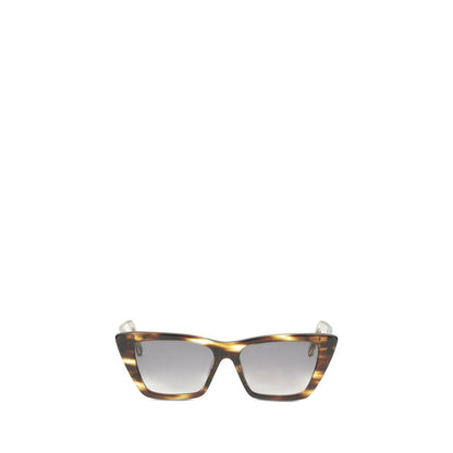 Saint Laurent Gray Acetate Women's Sunglasses