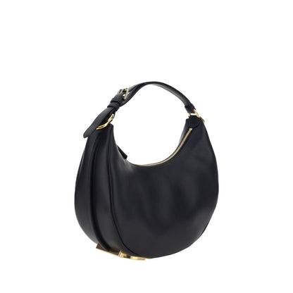 Fendi Black Calf Leather Bos Taurus Shoulder Women's Bag