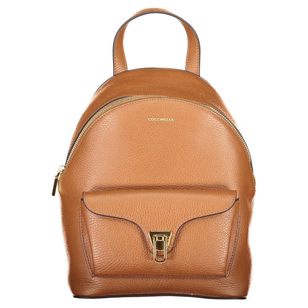 Coccinelle Marrone Leather Women Women's Backpack