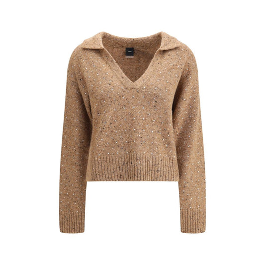 PINKO Beige Wool Women's Sweatshirt