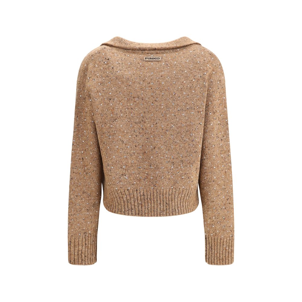 PINKO Beige Wool Women's Sweatshirt