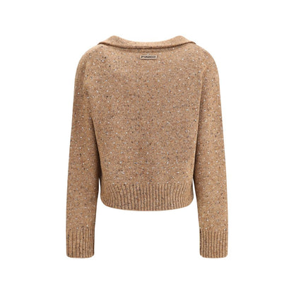 PINKO Beige Wool Women's Sweatshirt