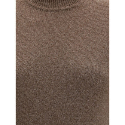 Jacquemus Brown Merino Wool Casual Women's Dress