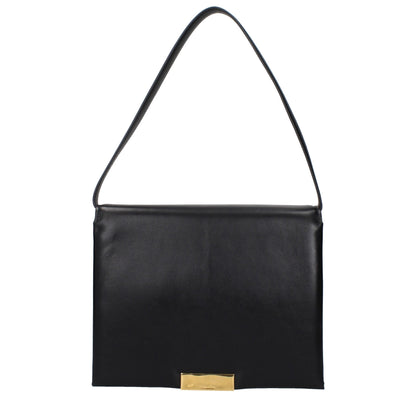 Jil Sander Black Leather Shoulder Women's Bag
