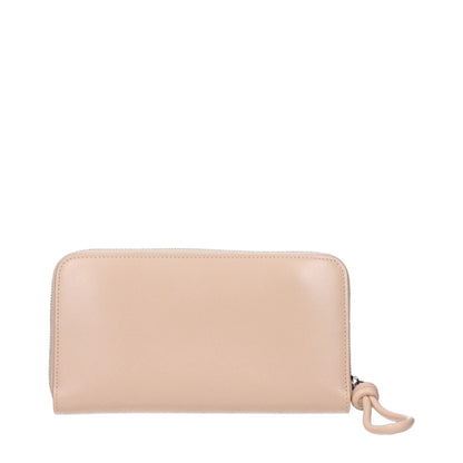 Jil Sander Pink Leather Women's Wallet