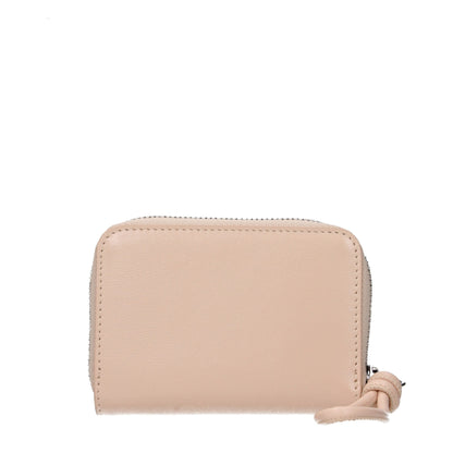 Jil Sander Pink Leather Women's Wallet