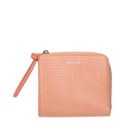 Jil Sander Pink Leather Women's Wallet