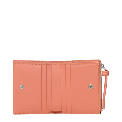 Jil Sander Pink Leather Women's Wallet