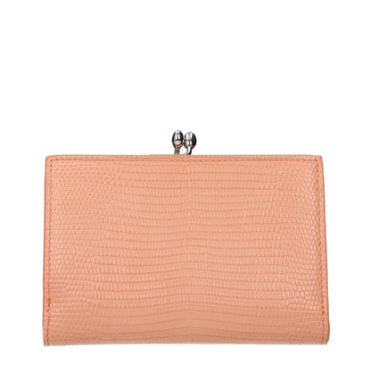 Jil Sander Pink Leather Women's Wallet