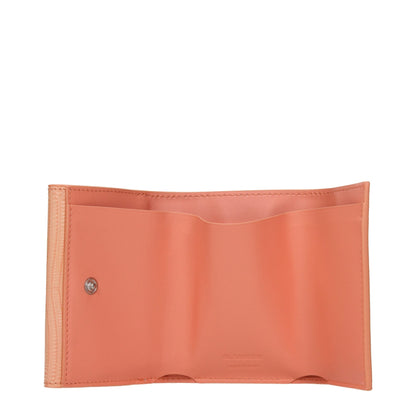 Jil Sander Pink Leather Women's Wallet
