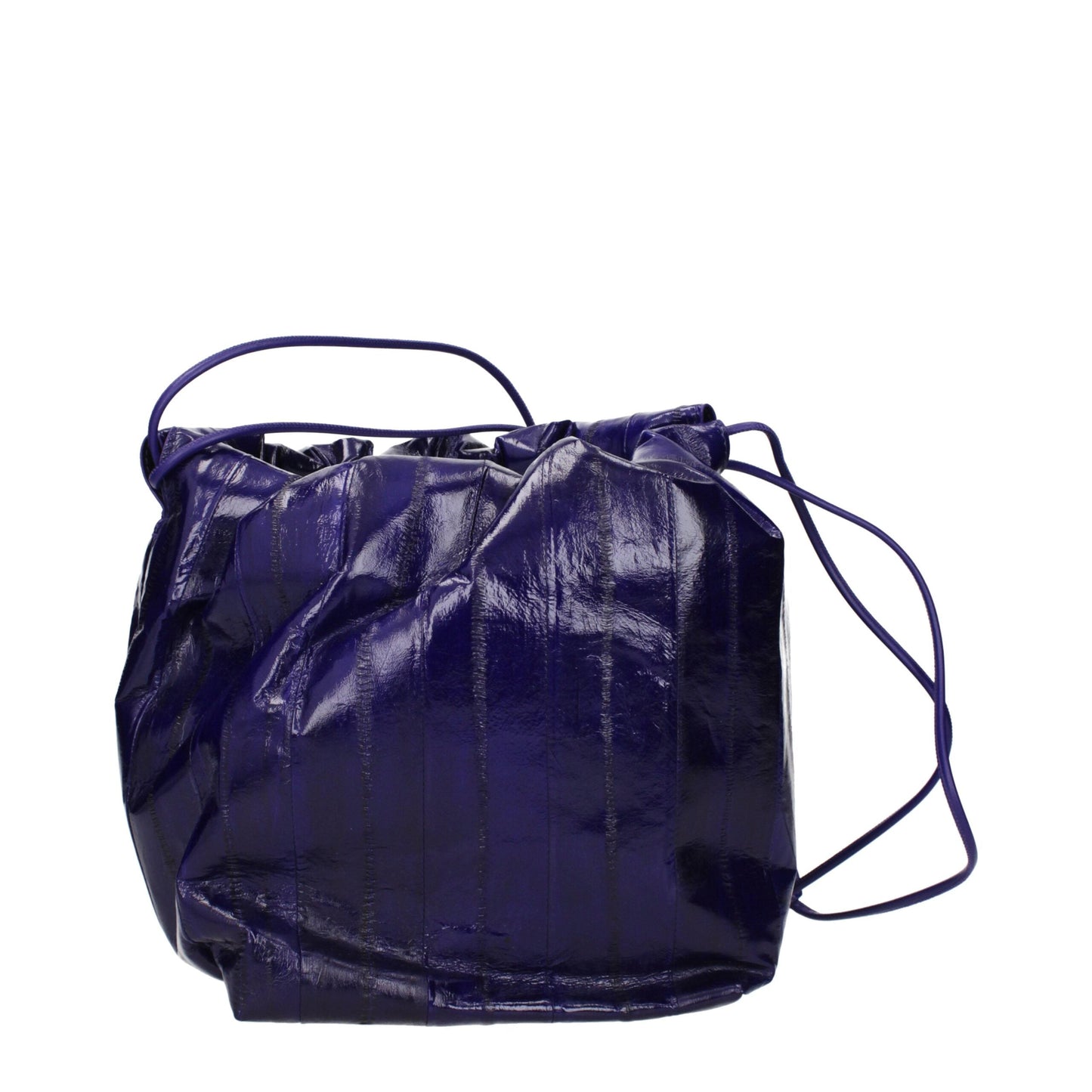 Jil Sander Purple Leather Shoulder Women's Bag