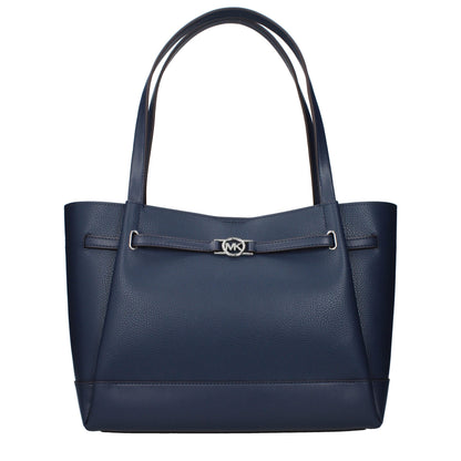 Michael Kors Blue Leather Shoulder Women's Bag