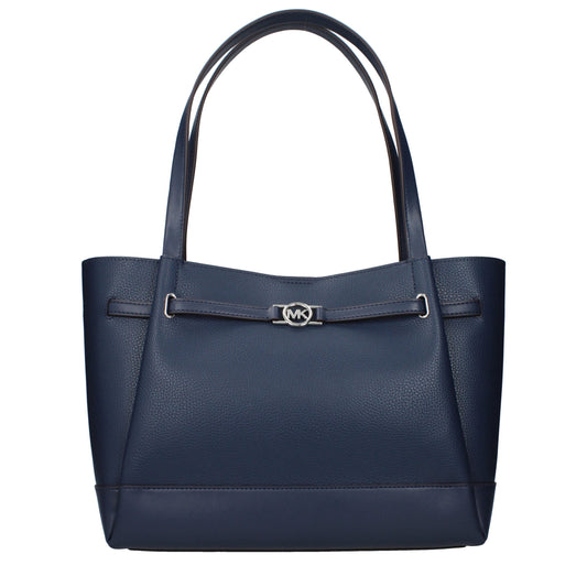 Michael Kors Blue Leather Shoulder Women's Bag
