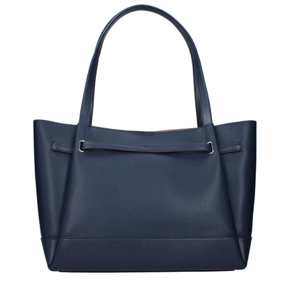 Michael Kors Blue Leather Shoulder Women's Bag
