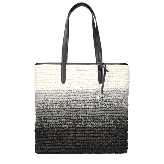 Michael Kors Black Raffia Shoulder Women's Bag
