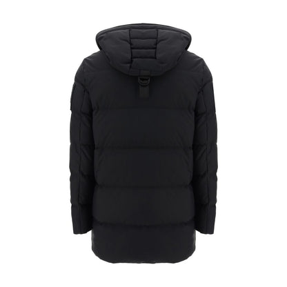 Moose Knuckles Black Nylon Men's Parka
