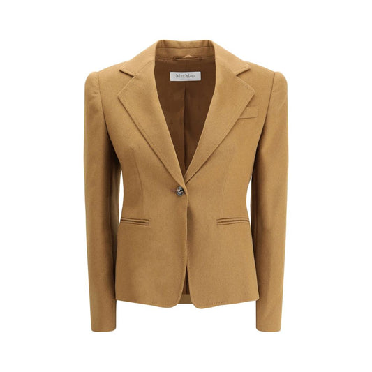 Max Mara Brown Camel Hair  Jackets And Women's Coat
