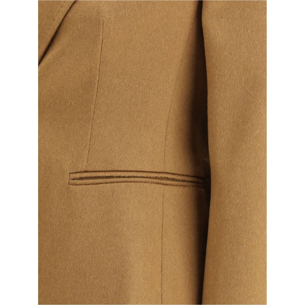 Max Mara Brown Camel Hair  Jackets And Women's Coat
