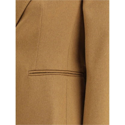 Max Mara Brown Camel Hair  Jackets And Women's Coat