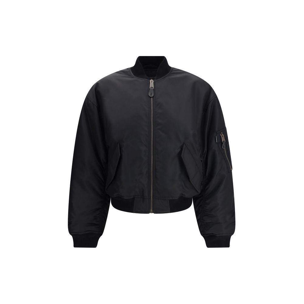 Balenciaga Black Polyamide Women's Bomber