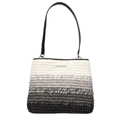 Michael Kors Black Raffia Shoulder Women's Bag