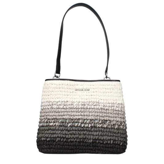 Michael Kors Black Raffia Shoulder Women's Bag