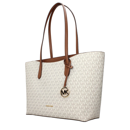 Michael Kors Beige Fabric Shoulder Women's Bag