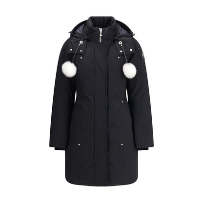 Moose Knuckles Black Cotton Women's Parka