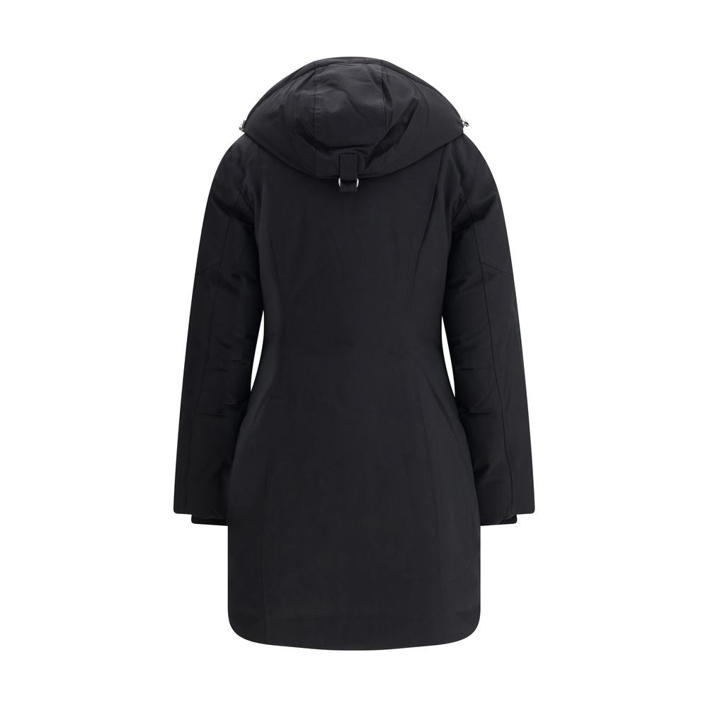 Moose Knuckles Black Cotton Women's Parka