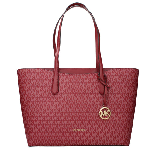 Michael Kors Red Fabric Shoulder Women's Bag