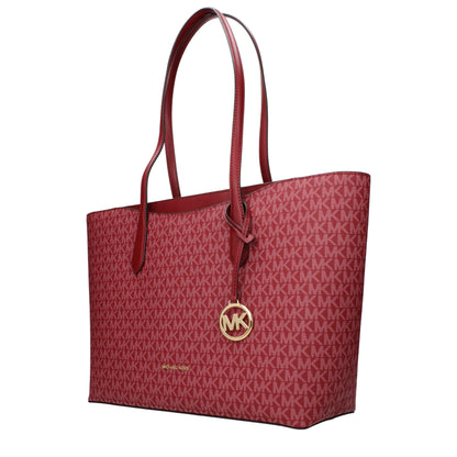 Michael Kors Red Fabric Shoulder Women's Bag