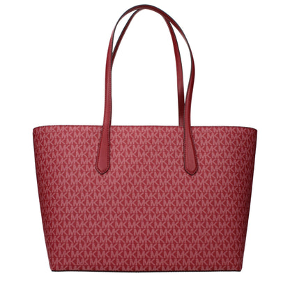 Michael Kors Red Fabric Shoulder Women's Bag