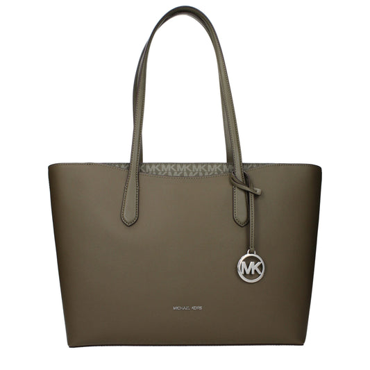 Michael Kors Green Fabric Shoulder Women's Bag