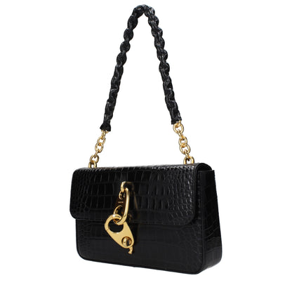 Tom Ford Black Leather Shoulder Women's Bag