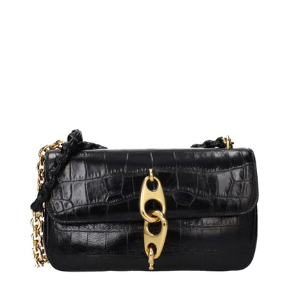 Tom Ford Black Leather Shoulder Women's Bag