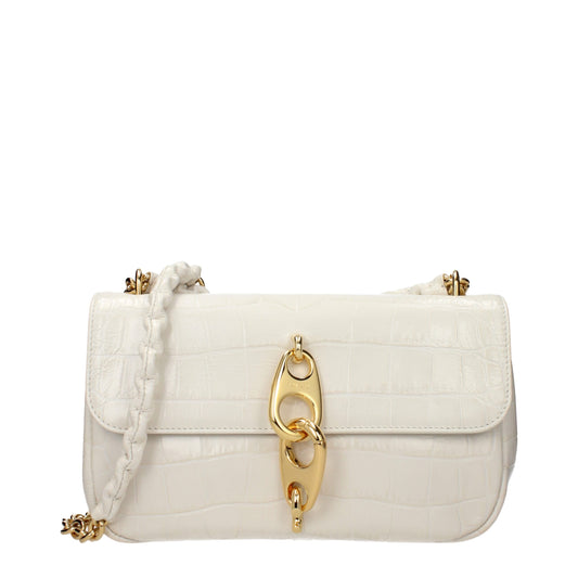 Tom Ford White Leather Shoulder Women's Bag