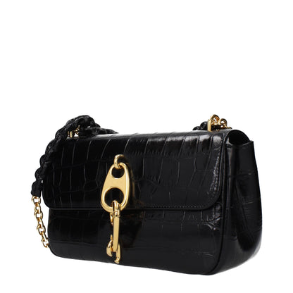 Tom Ford Black Leather Shoulder Women's Bag