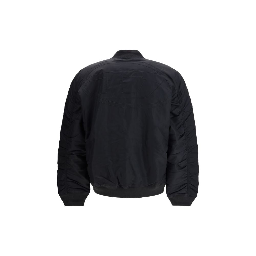 Diesel Black Polyamide Men's Bomber