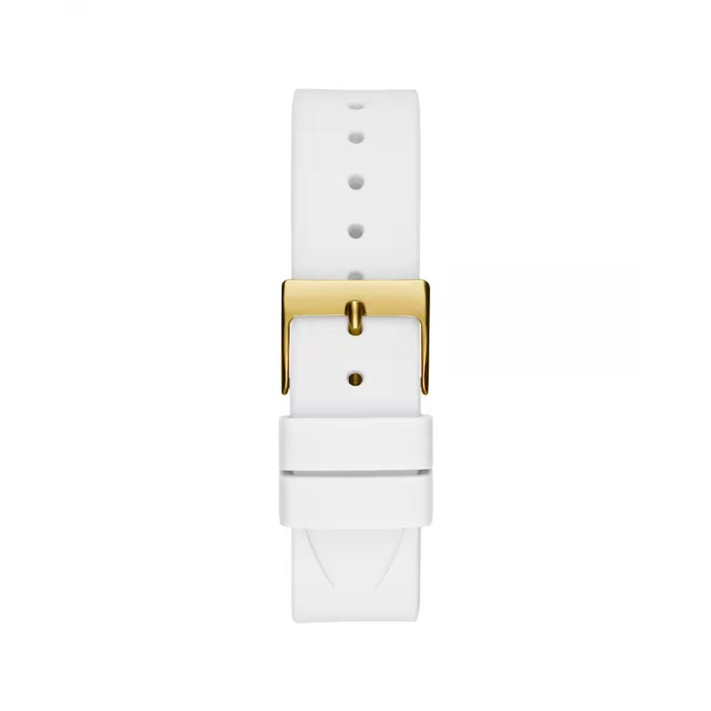 Guess White Synthetic Dress Women's Watch