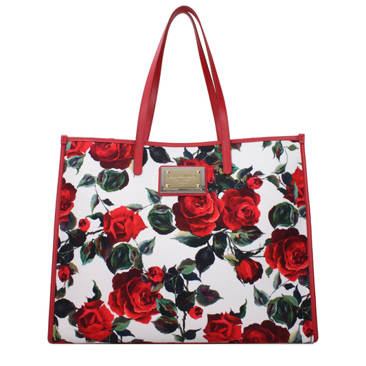 Dolce & Gabbana Red Fabric Shoulder Women's Bag