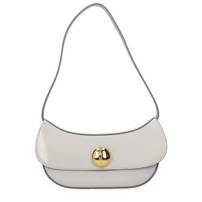 Marni Gray Leather Shoulder Women's Bag