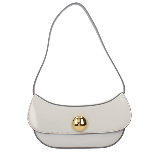 Marni Gray Leather Shoulder Women's Bag