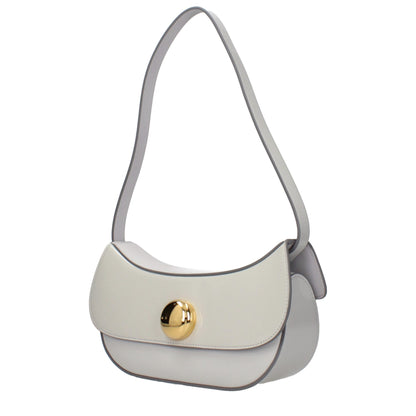 Marni Gray Leather Shoulder Women's Bag