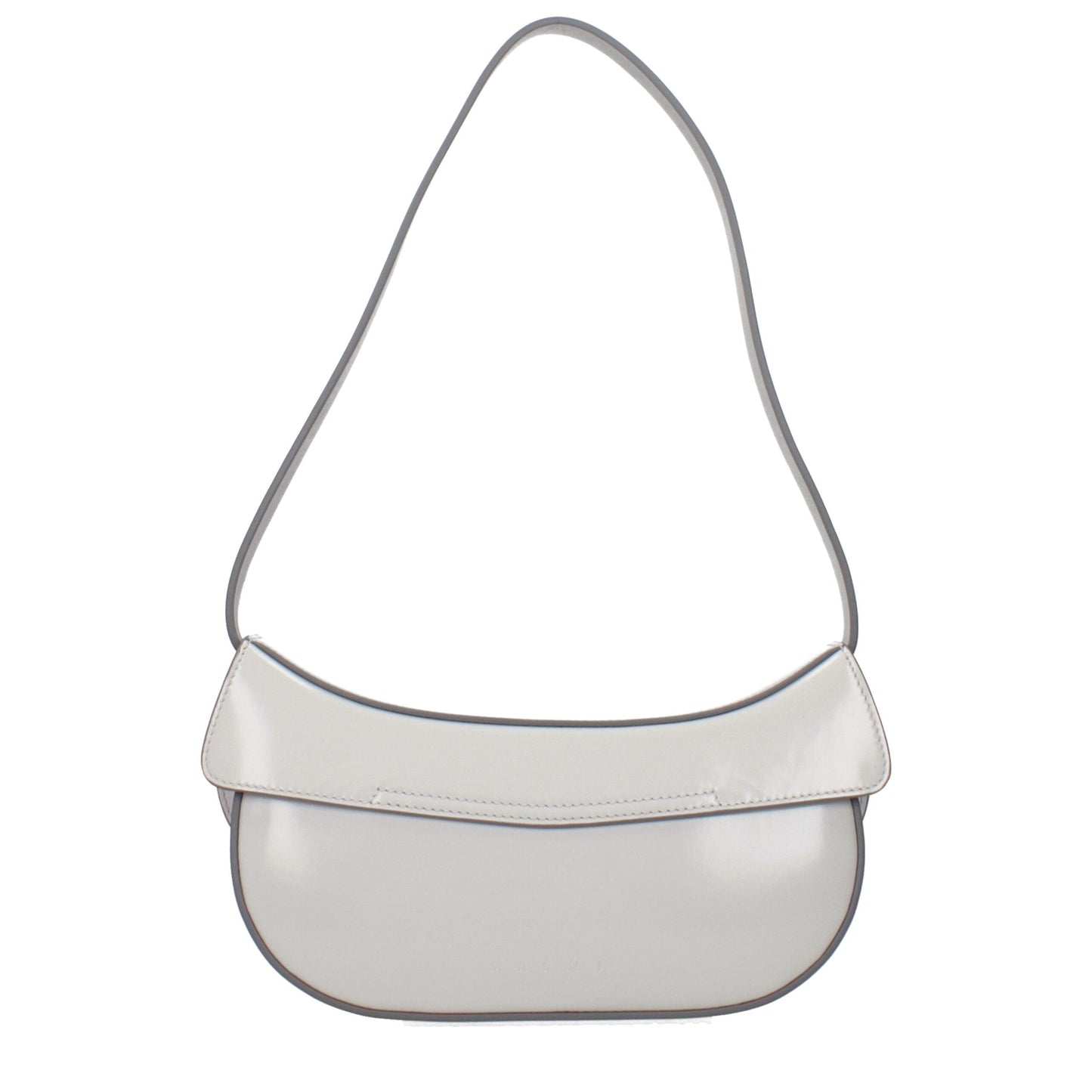 Marni Gray Leather Shoulder Women's Bag