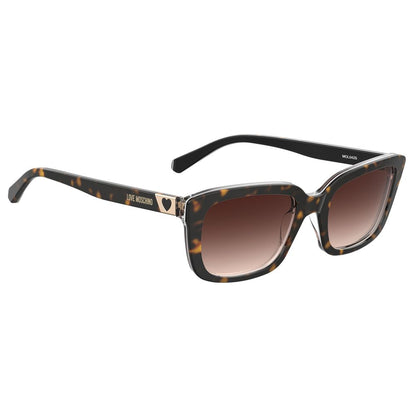 Love Moschino Brown Acetate Women's Sunglasses