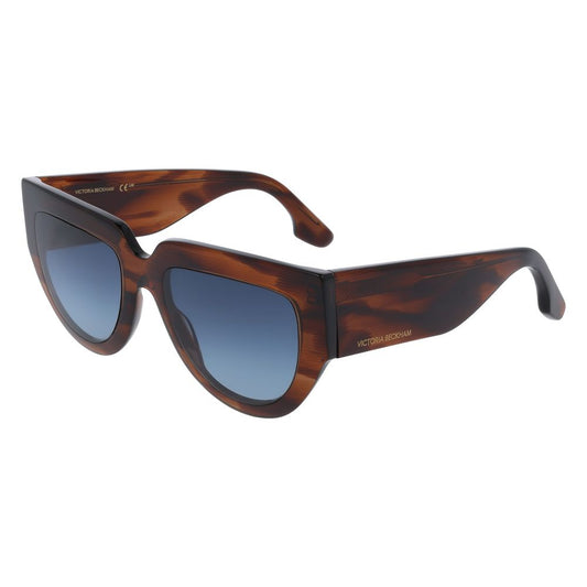 Victoria Beckham Brown Acetate Women's Sunglasses