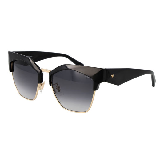 Police Black Plastic Women's Sunglasses