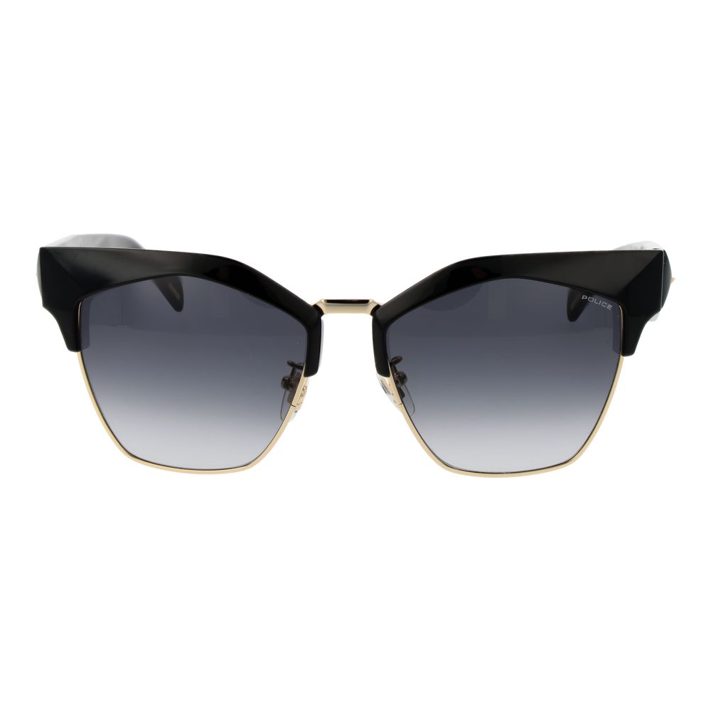Police Black Plastic Women's Sunglasses